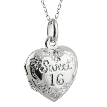 Sterling Silver Sweet Baby 18 Necklace 